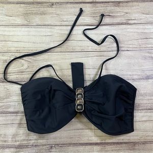 2Bamboo SwimTop / Black / 32D - 34D
